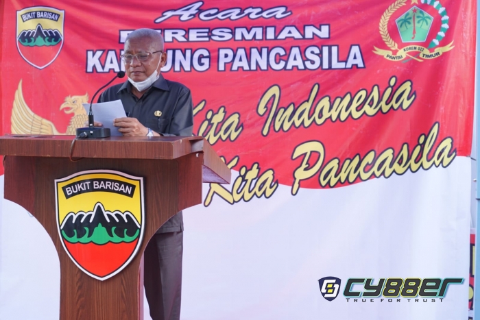 Bupati Asahan Resmikan Kampung Pancasila