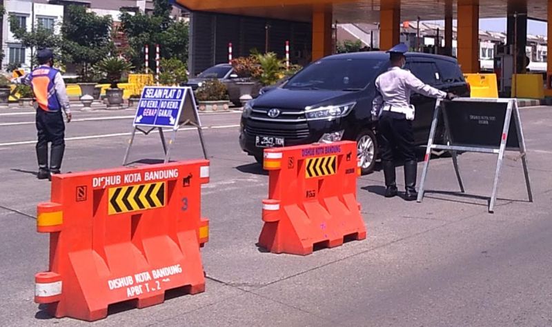 Kota bandung PPKM Level 3, Ganjil Genap masih Diberlakukan