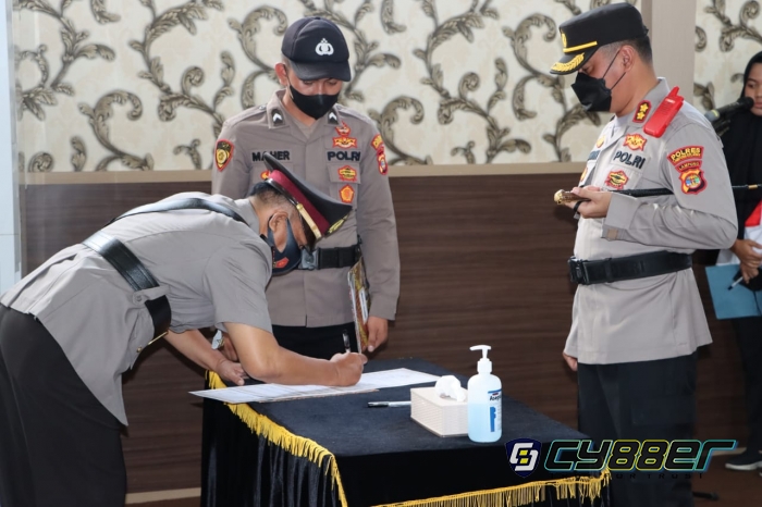 Jabatan Kapolsek Kecamatan Sragi,  Diserah Terimakan