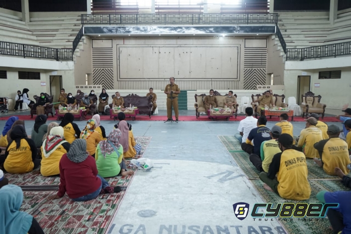Dinas Lingkungan Hidup Kabupaten Asahan Gelar Silaturahmi Menyambut Bulan Suci Ramadhan 1443 H.