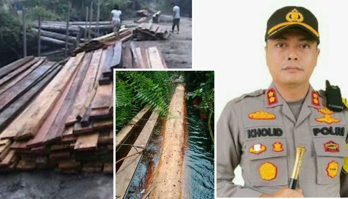 Giat Ilog di Kecamatan Sungai Sembilan, Kapolres Dumai Buang Badan