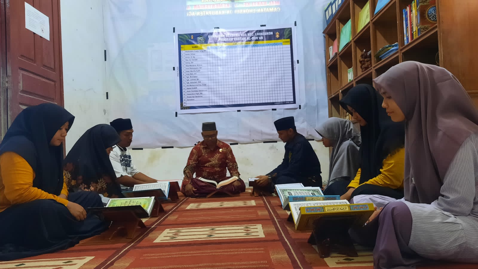 Selama Ramadhan 1443 H, KUA Lhoksukon Gelar Program One Day One Juz