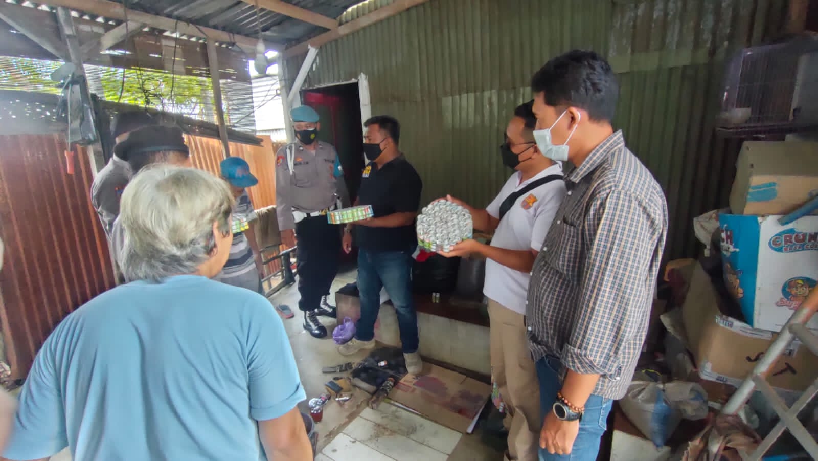 Ribuan Petasan Berbagai Jenis Diamankan Polsek Tegal Barat, dalam Operasi Pekat