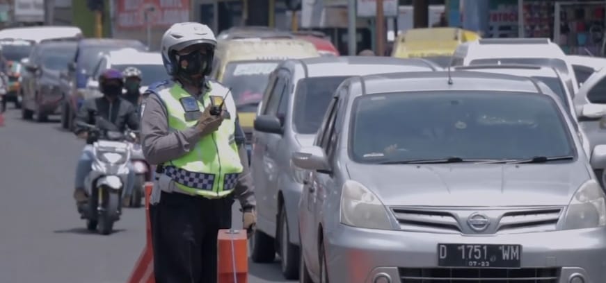 Jelang Arus Mudik, Polres Sumedang Terapkan Rekayasa Lalulintas di Beberapa Titik Kemacetan