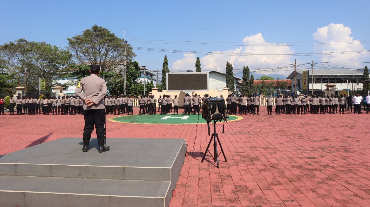 Backup Pengamanan Demo 11 April di Jakarta, Polres Sumedang Siagakan 263 Personil 