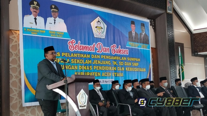 Wabup Aceh Utara Lantik 272 Kepala Sekolah