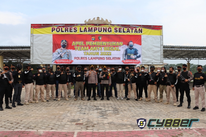 Ciptakan Rasa Aman, Polres Lamsel Bentuk Tim Satgas Khusus Anti Begal, 