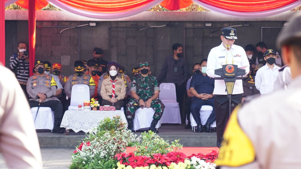 Jamin Keamanan Perayaan Idul Fitri, TNI - Polri Gelar Apel Bersama