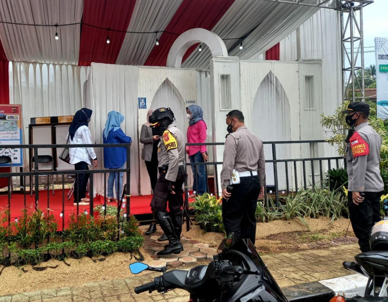 Kapolres Sumedang Tinjau Kesiapan Pos Pengamanan Arus Mudik