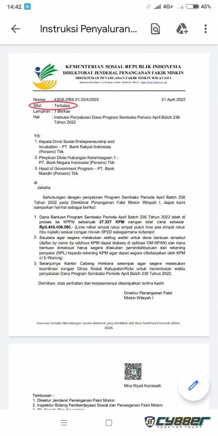 Pengamat Sosial Menilai Penyaluran Program Sembako Bulan April Merupakan Penyaluran Uji Coba