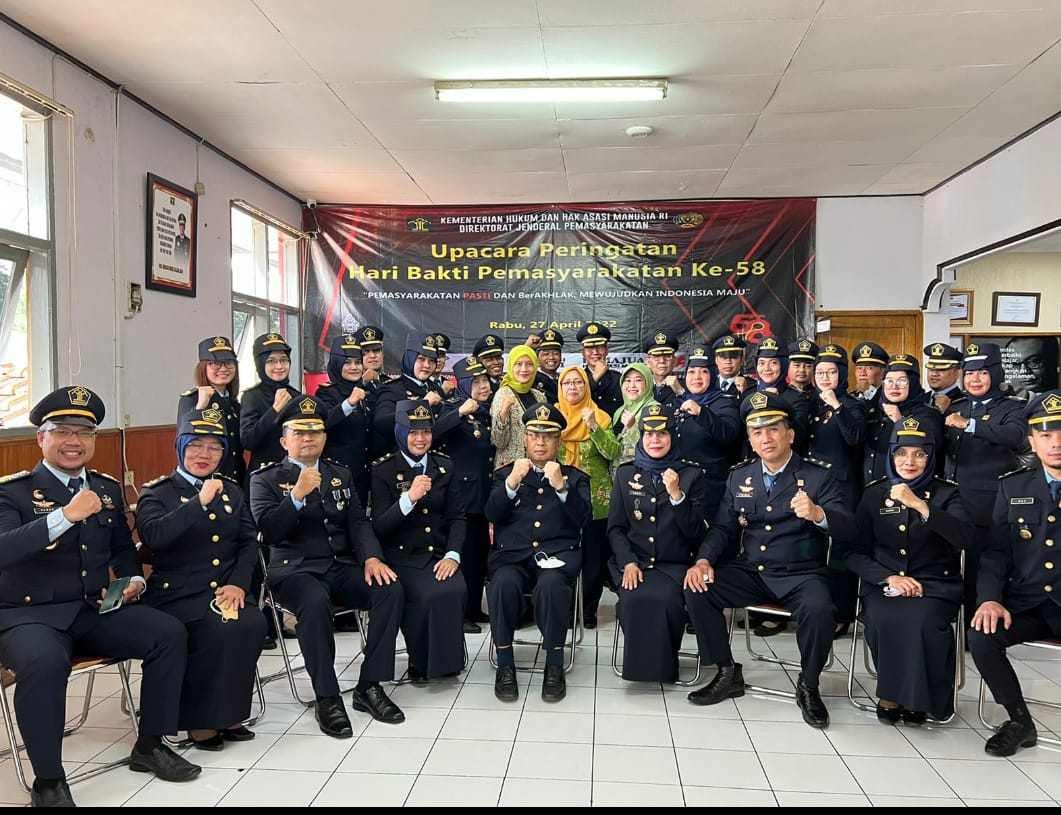 BAPAS Klas 1 Bandung Peringati Hari Bhakti Pemasyarakatan Ke-58 Tahun 2022