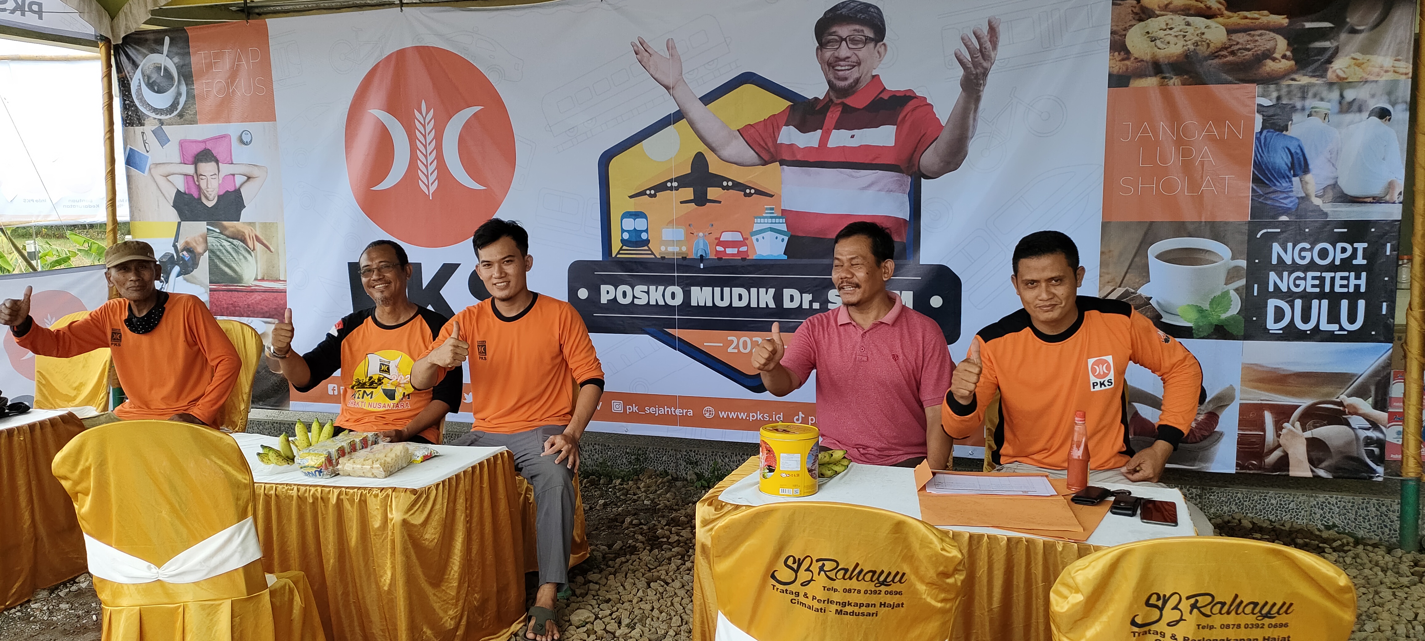 Posko Mudik Lebaran PKS di Cilacap, Sangat Membantu Pemudik.