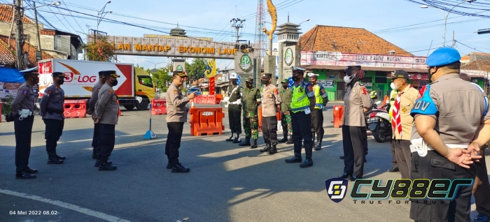 Ops Ketupat Lodaya 2022, Kabag SDM Polres Majalengka Berikan Arahan Pada Anggota