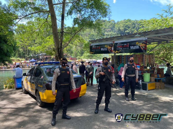 Sat Samapta Polres Majalengka Lakukan Pengamanan di Objek Wisata