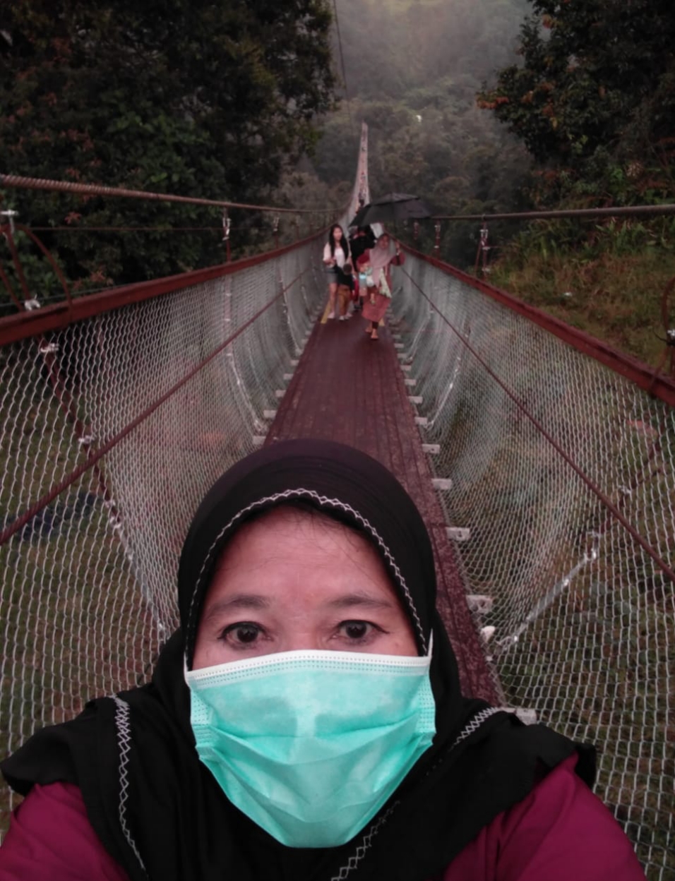 Ini Pesan Pengunjung Jembatan Gantung Rengganis Suspension Brigde, Supaya Tak Pusing Saat Melintas