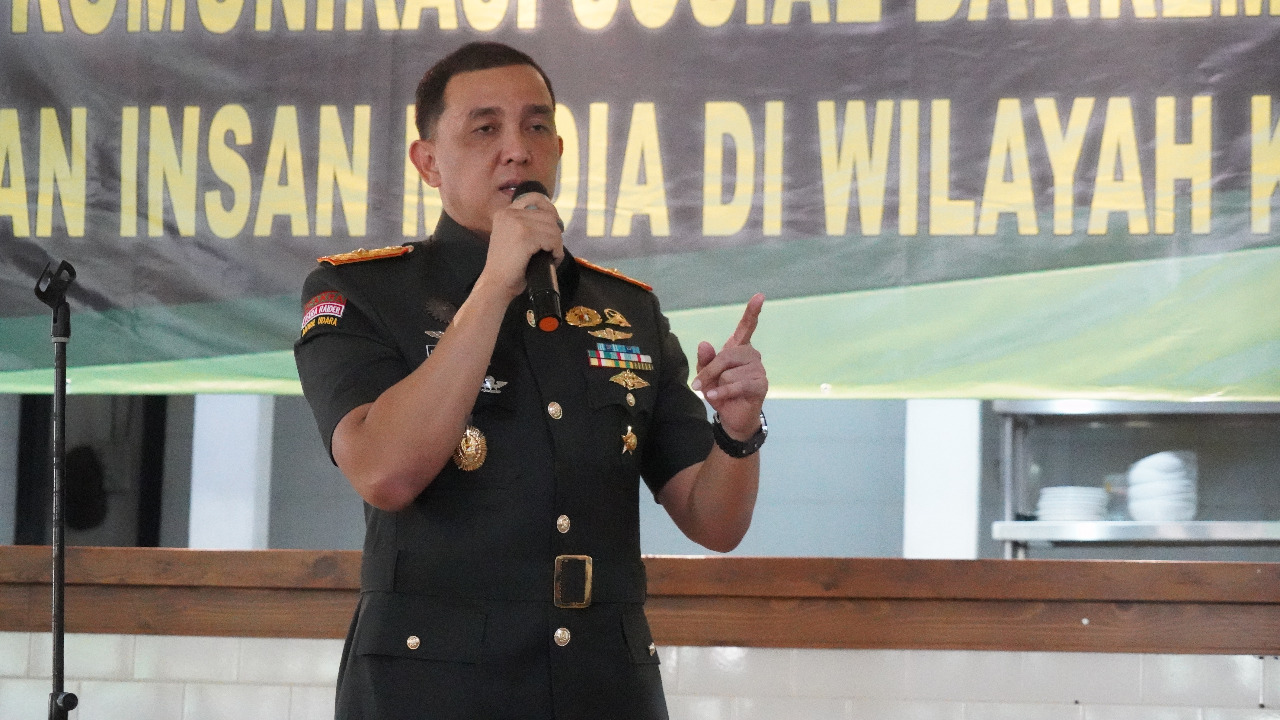 Jalin Sinergitas, Danrem 061/SK Lalukan Komsos Dengan Insan Media