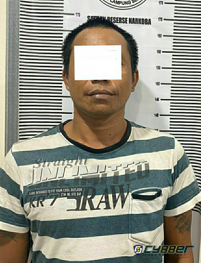 Sat Reskrim Narkoba Lamsel TangkapPelaku Penyalahgunaan Narkoba.