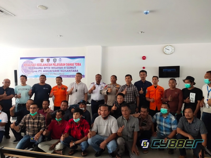 Regal Springs Indonesia Adakan Sosialisasi Tentang Keselamatan Transpotasi dan Nakhoda Kapal di Danau Toba