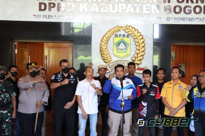 Deklarasi Pembubaran Genk Motor di Kabupaten Bogor