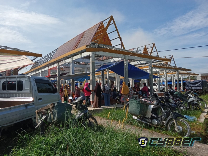 Warga Desa Pinang Sebatang Timur Minta Perbaikan Pasar Bunut