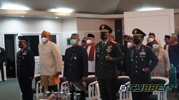 Danrem 061 SK Brigjen Rudi Saladin, Ikuti Upacara Peringatan Hari Lahir Pancasila Secara Virtual