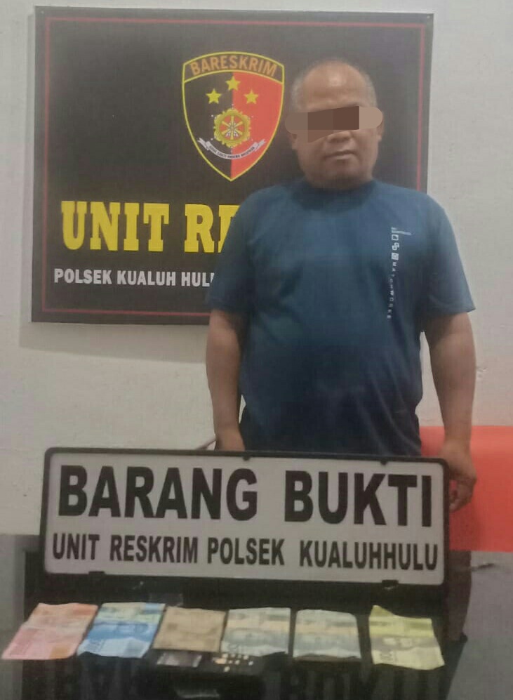Penulis Togel Hongkong Diamankan Sat Reskrim Polsek Kualuh Hulu dari Warung