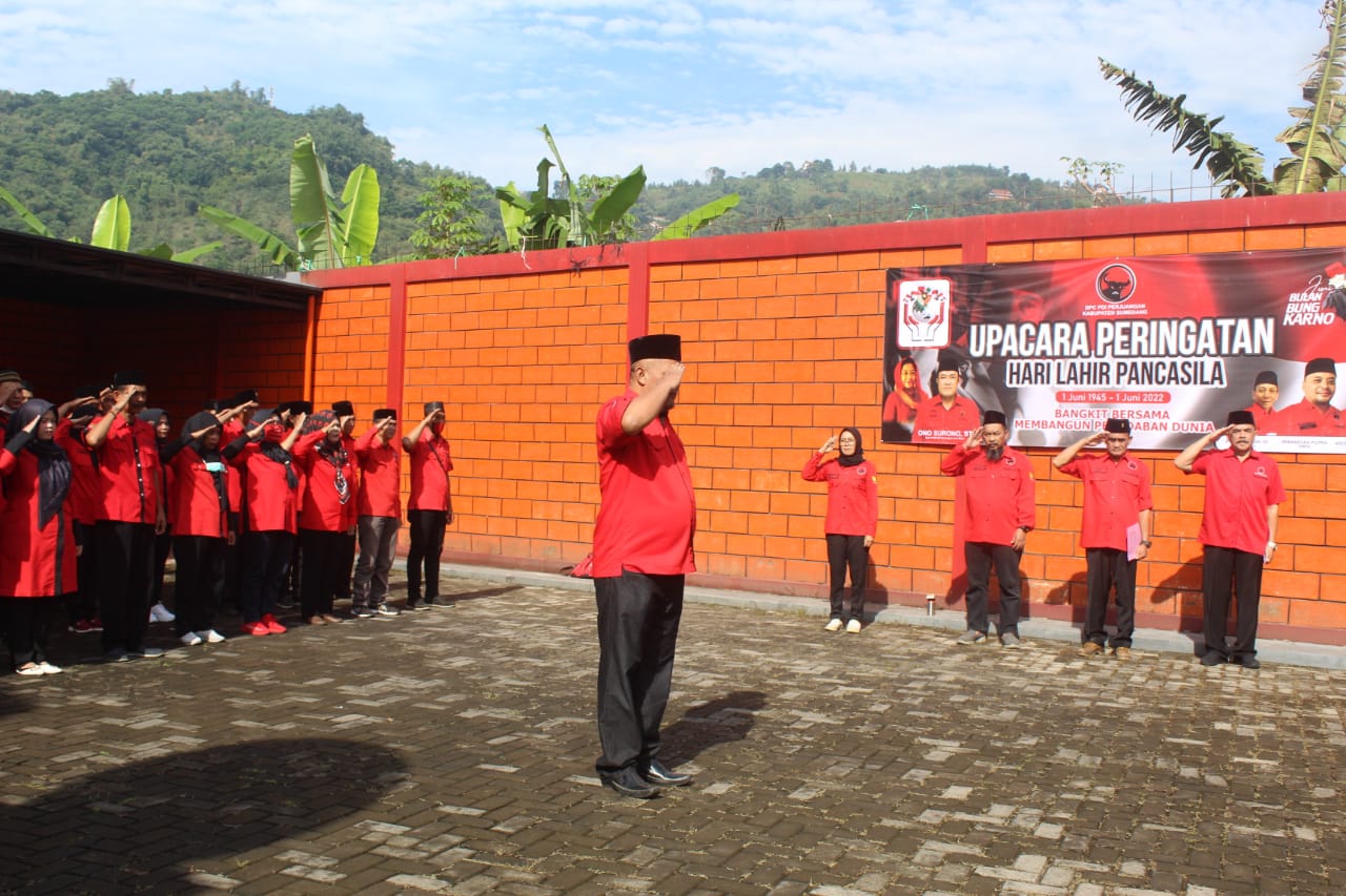 Banteng Sumedang Gelar Upacara Peringatan Hari Lahir Pancasila