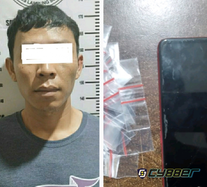 Sat Reskrim Narkoba Polres Lamsel, Kembali Tangkap  Penyalahguna Narkoba.