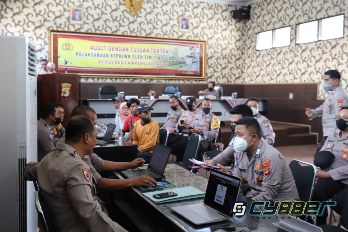 Tim Itwasum Polri,  Lakukan ADTT BT-PKLWN 2022 di Polres Lampung Selatan