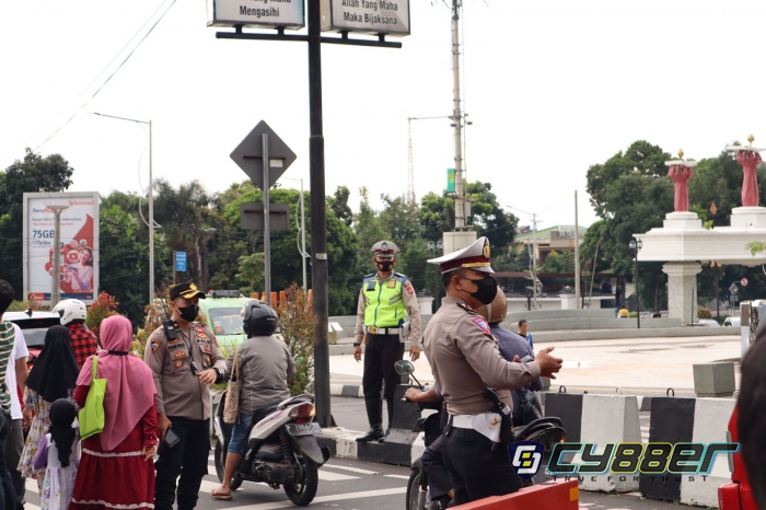 Pastikan Unjuk Rasa Berjalan Kondusif, Aparat Gabungan Kawal Aksi Hingga Selesai 