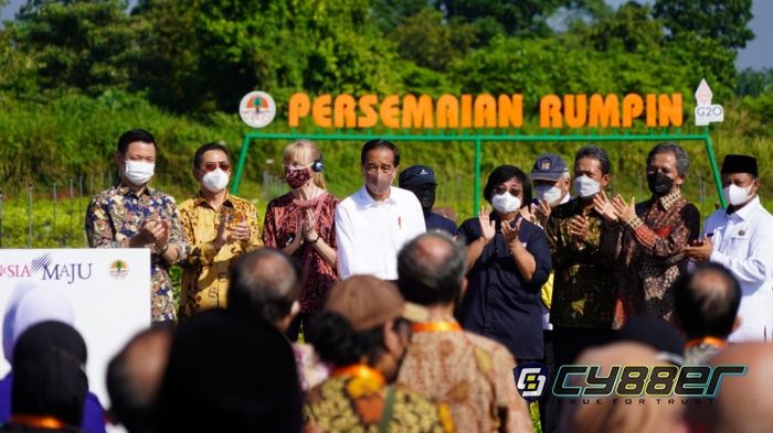 Kunker Presiden RI di lokasi Persemaian dan Pembibitan Modern Wilayah Rumpin Kabupaten Bogor 