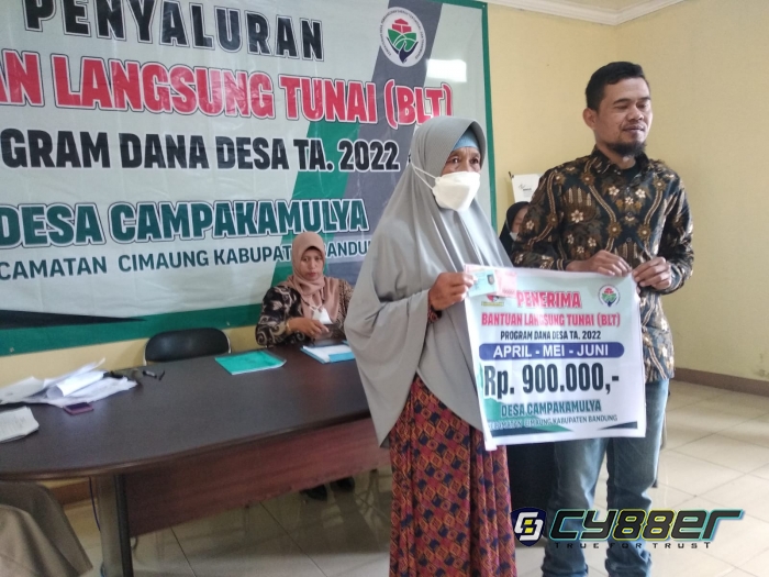 133 KPM di Desa Campakamulya Kembali Menerima BLT DD tahan Dua