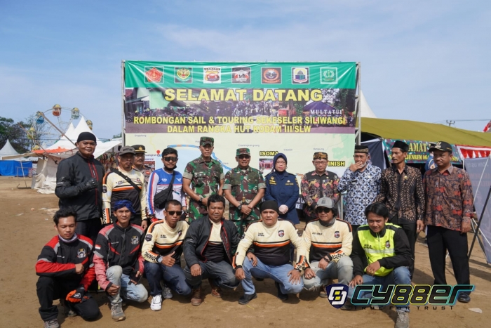 Warga Kampung Muara Desa Binuangen Cek Poin 8 Antusias Menyambut Tim Sail And Touring Sekeseler Siliwangi