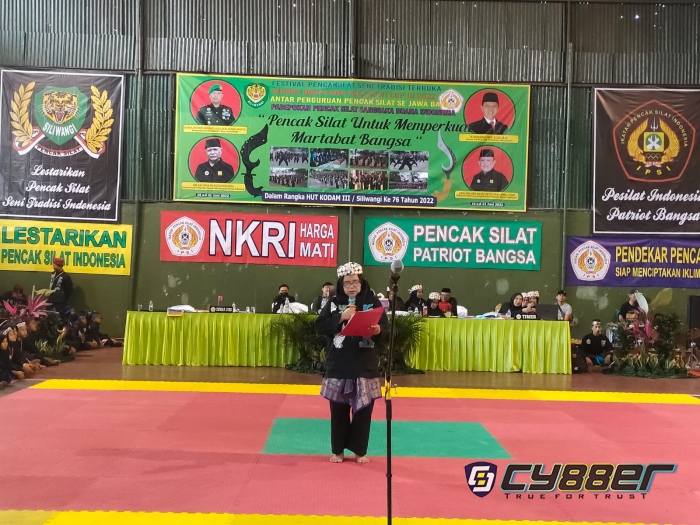 Kodim 0607 Kota Sukabumi Gelar Festival Pencak Silat Dandim Cup III Th 2022
