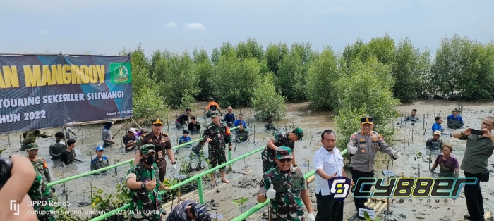 Pasca Penanaman Ribuan Mangrove, Kodim 0602/Serang Gelar Patroli Pesisir Pantai