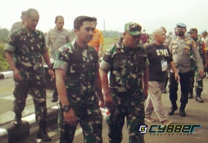 Dandim 0621 Kab.Bogor Hadiri Event Bogor Internasional Carnaval Pakansari 2022