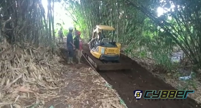 Jalan Baru Penghubung Antara Lemah Duhur Dengan Dusun Margalaksana Hingga Dusun Karasak Mulai Dikerjakan Pemdes Sukarapih.