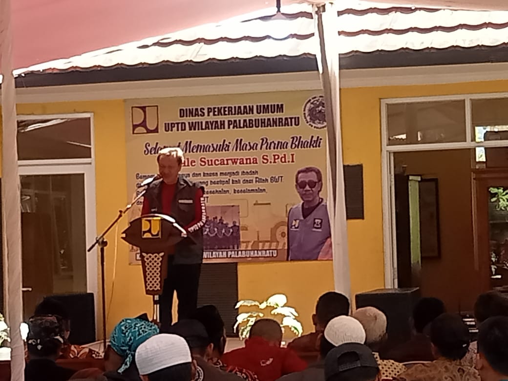 Kepala UPTD PU Palabuhanratu Male Sucarwana Masuki Masa Purna Bhakti, Ini Kata Babeh Asjap