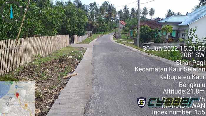 Tak Ada Papan Proyek, Kades Sekunyit Sesalkan Pelaksana Pengecoran Bahu Jalan Kabupaten di Wilayah Desanya Tak Koordinasi Pada Pihaknya