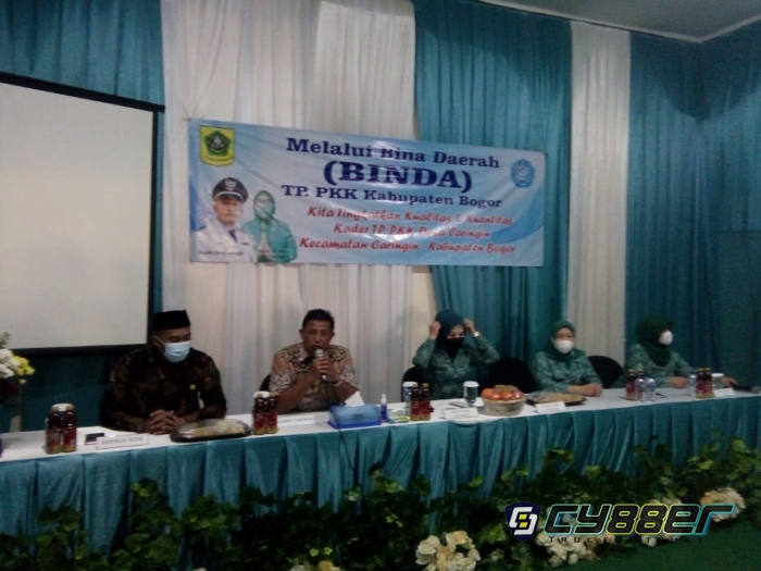 Pemdes Caringin Gelar Bina Daerah PKK Kabupaten Bogor