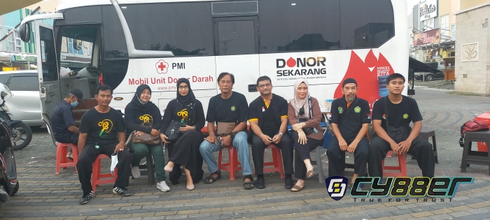 Sapta Daya Komcab Cilegon Laksanakan Bakti Donor Darah Bersama.