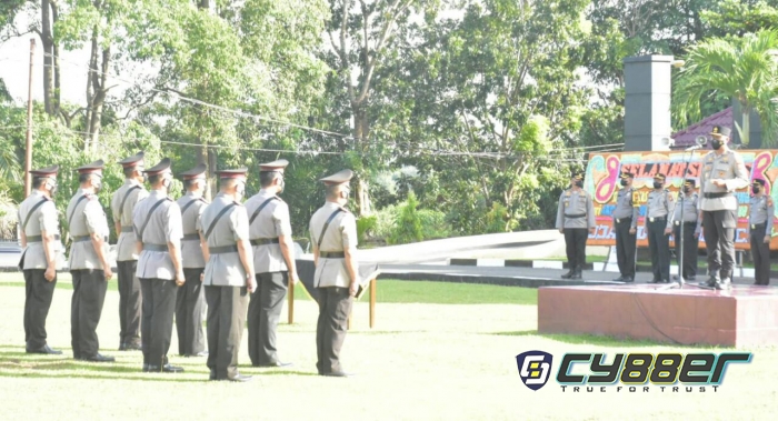 Kapolres Kuansing Pimpin Upacara Sertijab, Linter Sihaloho Gantikan Boy Marudut Tua