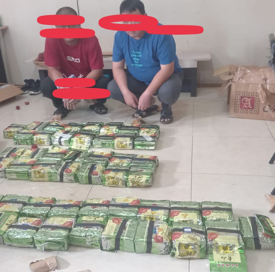 Oknum Polisi Siak Aipda EG Ditangkap Karena Narkotika, Barang Bukti 50 Kilogram