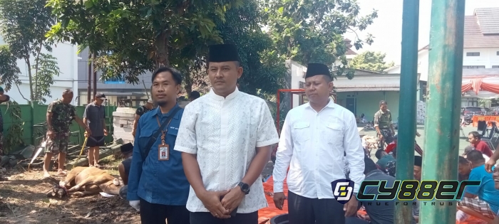 Pemotongan Hewan Qurban Idul Adha Tahun 1443H/2022M Kodim 0623/Cilegon.