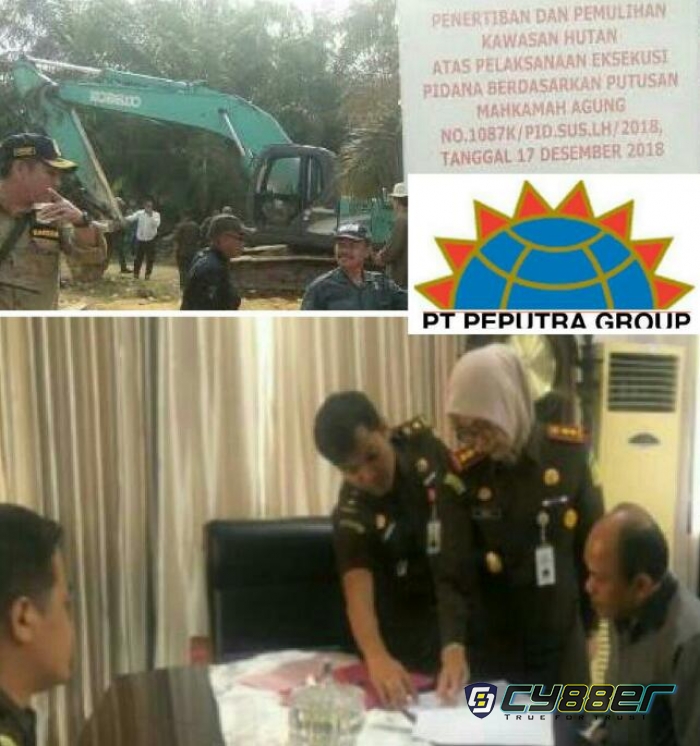 Selain Dieksekusi, PT Peputra Supra Jaya Didenda Rp 5M oleh Kejari Pelalawan