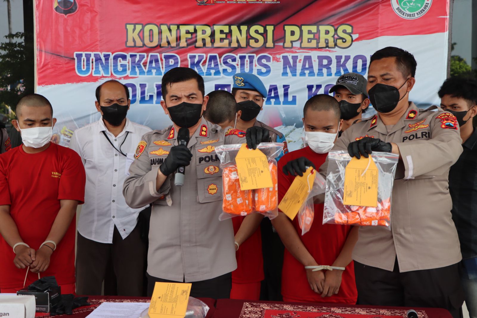 Polres Tegal Kota Ungkap Kasus Narkoba Jenis Ganja seberat 293,24 gram