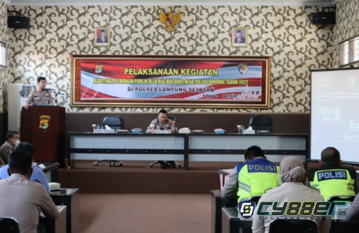Asistensi dan Evaluasi Yan Publik di Polres Lampung Selatan.