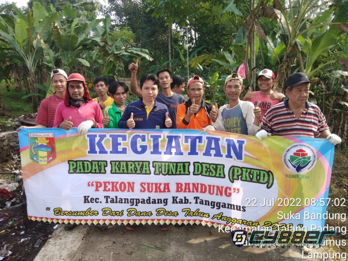 Warga Pekon Suka Bandung Ikuti Kegiatan PKTD