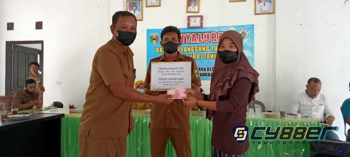 Pekon suka negara kecamatan bulok realisasikan pembagian BLTdd