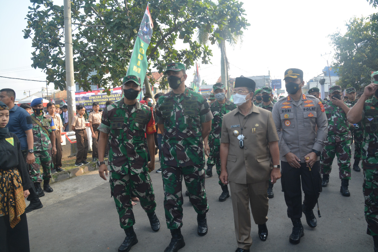 Danrem 061 SK Hadiri pembukaan TMMD ke 114 Tahun  2022